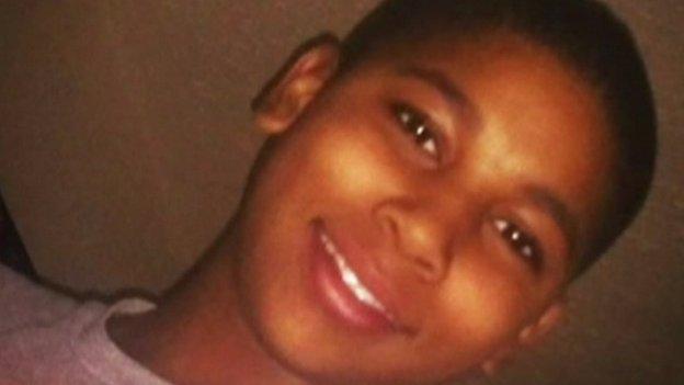 Tamir Rice, the 12-year-old boy shot dead by police officers in the US city of Cleveland - 23 November 2014