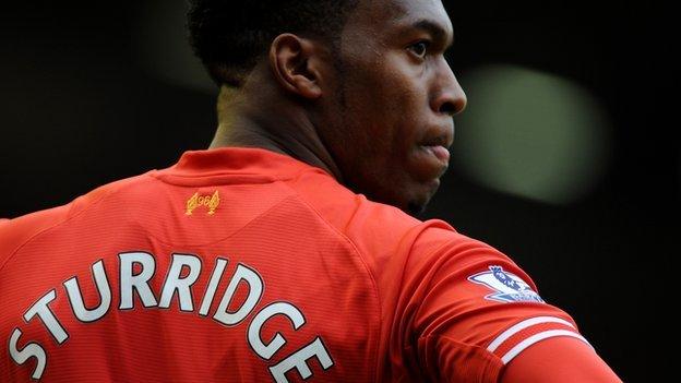 Liverpool striker Daniel Sturridge