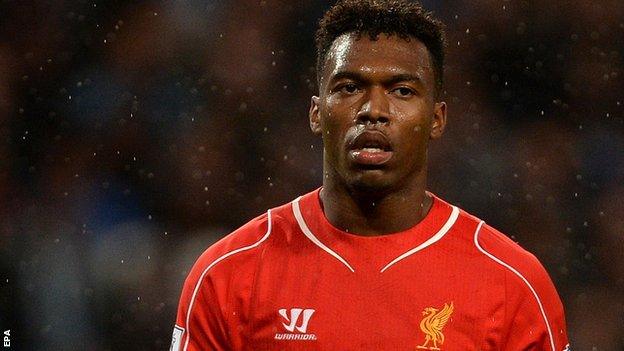 Liverpool striker Daniel Sturridge