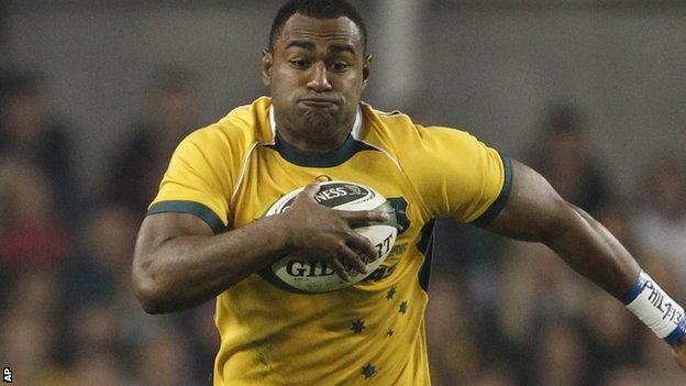 Australia centre Tevita Kuridrani