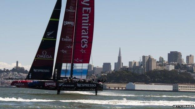 Americas Cup racing