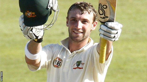 Australia batsman Phil Hughes