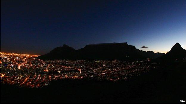 Cape Town by night