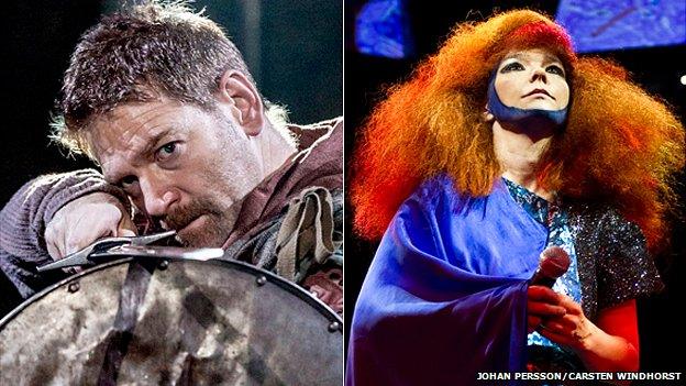 Sir Kenneth Branagh and Bjork