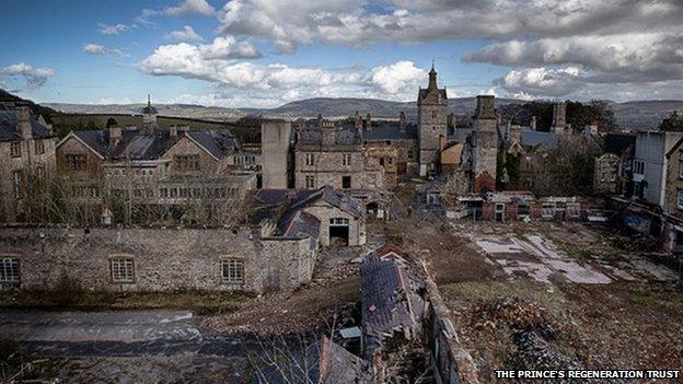 View of North Wales Hospital