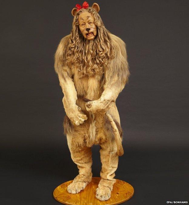 Cowardly Lion costume from the film The Wizard of Oz