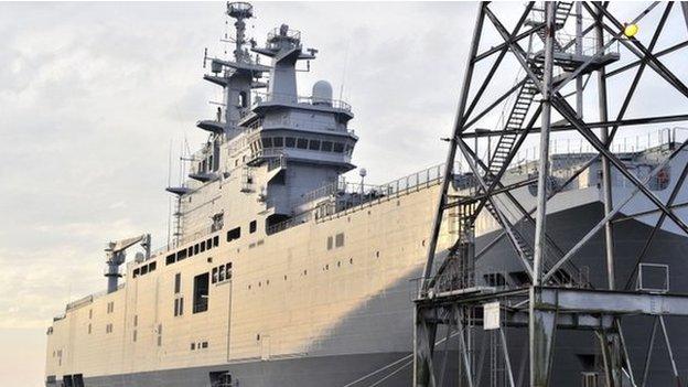 Vladivostok in dock near Saint-Nazaire