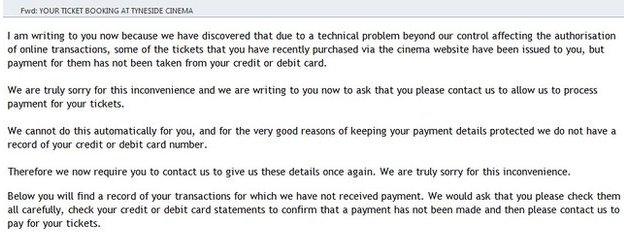 Tyneside Cinema email