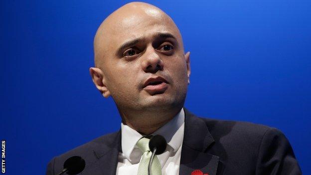 Secretary of State for Culture, Media and Sport Sajid Javid