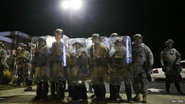 National Guard in Ferguson