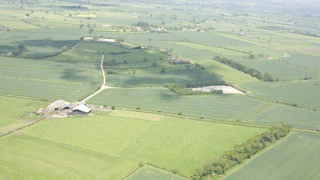 Site of potential fracking near Kirby Misperton North Yorkshire