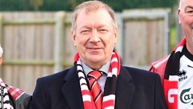 Truro City FC chairman Peter Masters