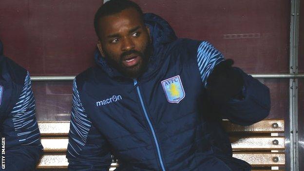 Aston Villa striker Darren Bent