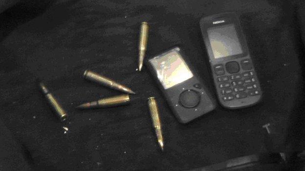 Ammunition and mobile phone seized at Dover port