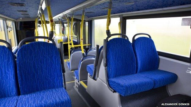 Enviro500 interior