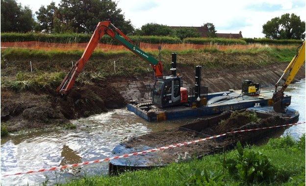 Dredging in Somerset