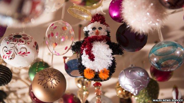 A penguin bauble