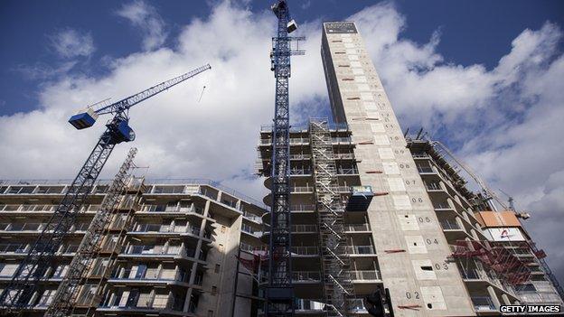 Large block of flats under construction