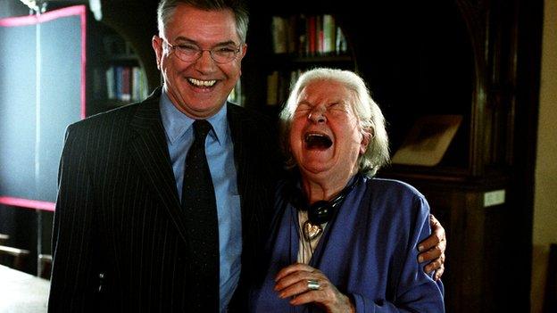 Martin Shaw with PD James