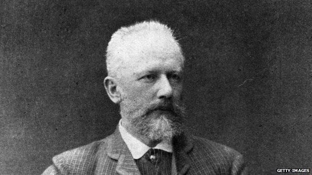 Russian composer Pyotr Tchaikovsky