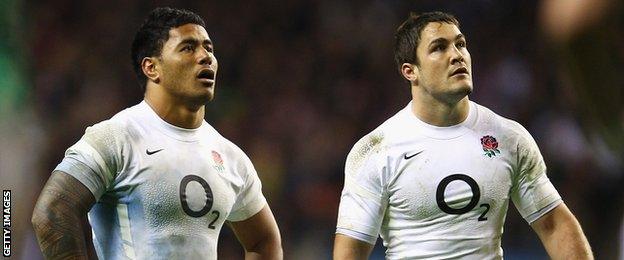 Brad Barritt and Manu Tuilagi