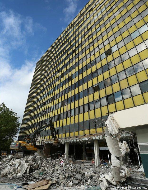 Demolition of Winchester House