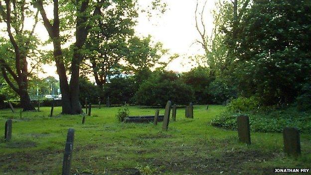 Trinity Burial Ground in Hull