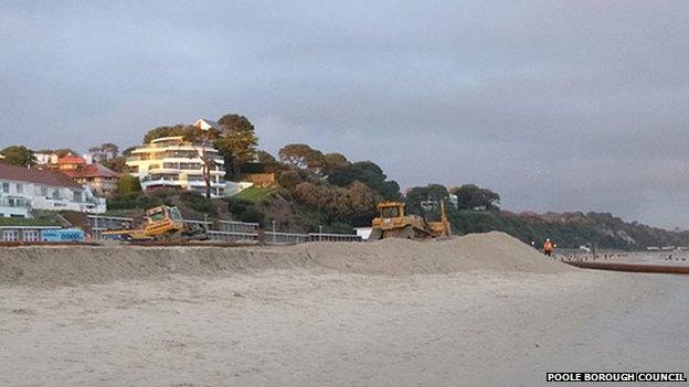 Shore Road beach in Poole