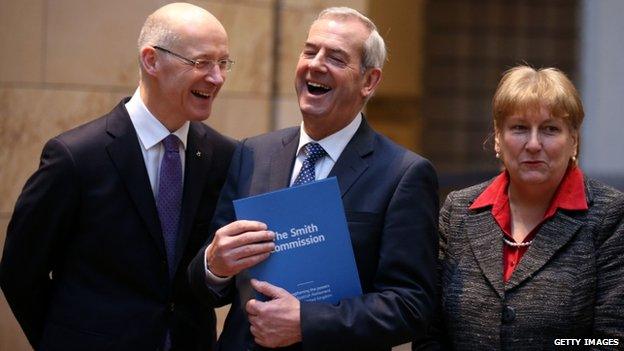 John Swinney Lord Smith Annabel Goldie