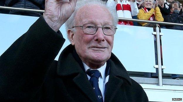 Dr Jack Kyle pictured at Ravenhill in May 2014