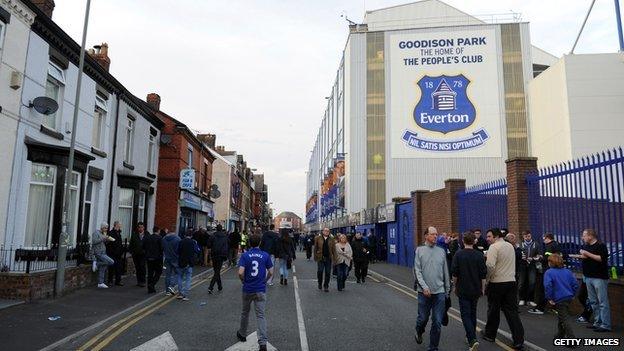 Everton's Goodison stadium