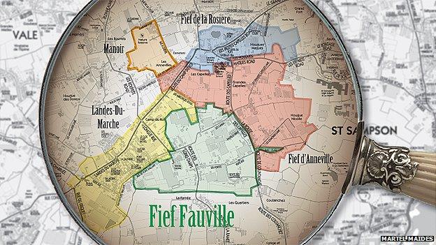 Map of Fief Fauville