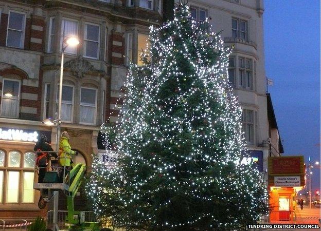 Clacton's 2014 Christmas tree