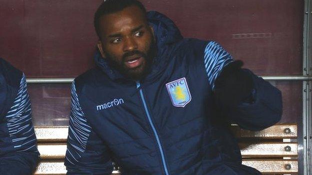 Aston Villa striker Darren Bent