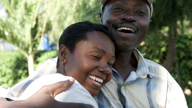 Margaret and David in Mombasa, Kenya