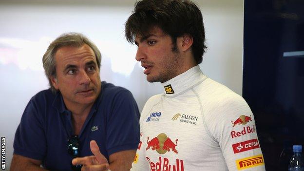 Carlos Sainz Sr and Carlos Sainz Jr