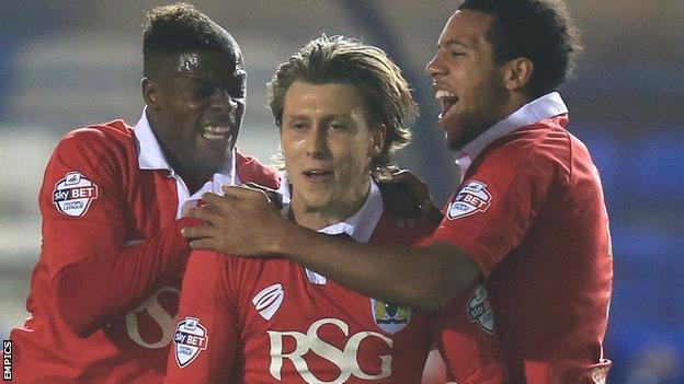 Bristol City celebrate