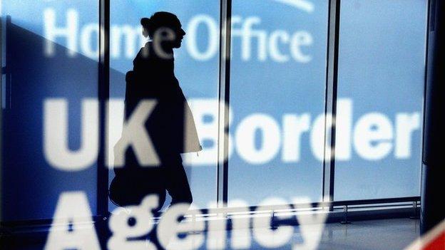 Stock pic UK border agency