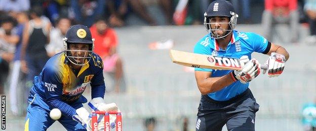 England's Ravi Bopara hits out