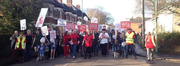 Winchester protests