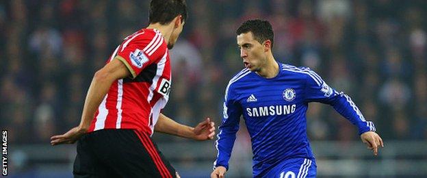 Sunderland v Chelsea, Eden Hazard