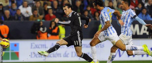 Real Madrid forward Gareth Bale