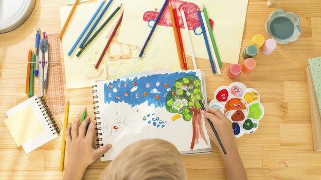 child in nursery