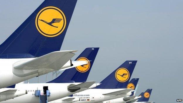 Lufthansa planes