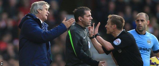 Southampton v Manchester City: Manuel Pellegrini