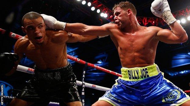 Billy Joe Saunders fights Chris Eubank Junior