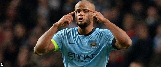 Manchester City's Vincent Kompany