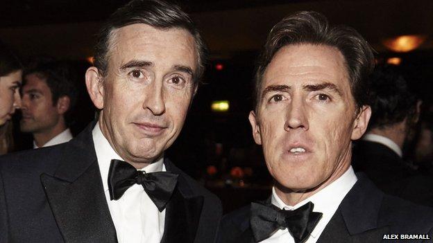 Steve Coogan and Rob Brydon presented the awards