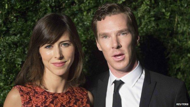 Benedict Cumberbatch attended the awards with his fiancee Sophie Hunter