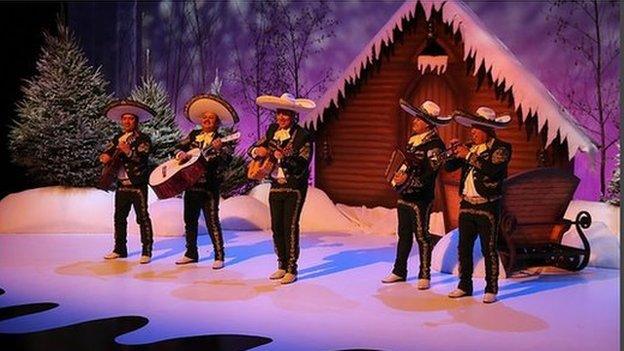 Fydd y Mariachi yn ymweld a Llansannan y Dolig hwn